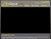 Tablet Screenshot of hairbytribeca.com